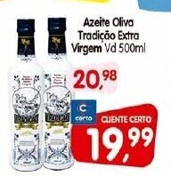 Cercadão Azeite Oliva Tradicao Extra Virgem vd 500ml oferta