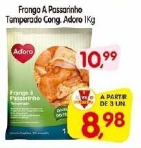 Cercadão Frango a Passarinho Temperado cong. Adoro 1kg oferta