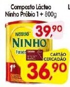 Cercadão Composto lacteo Ninho Prebio 1 + 800g oferta
