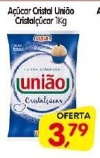Cercadão Acucar Cristal Uniao Cristalcucar 1kg oferta