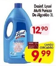 Desinf. Lysol Multi Pureza De Algodao 3L