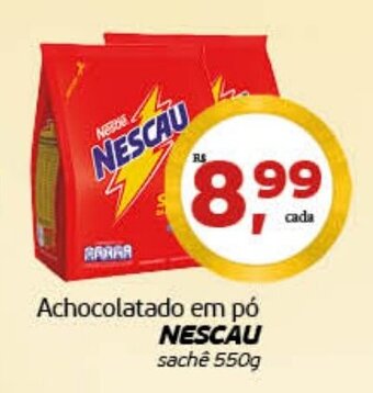 Cometa Supermercados Achocolatado em po Nescau Sache 550g oferta