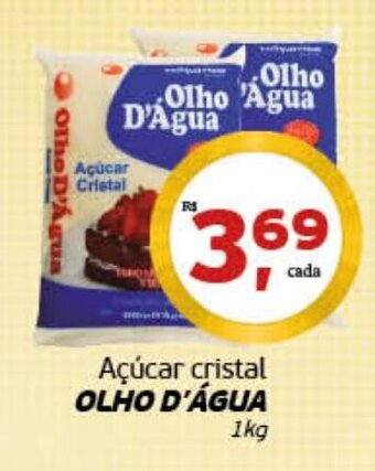 Cometa Supermercados Acucar cristal Olho D'agua 1kg oferta