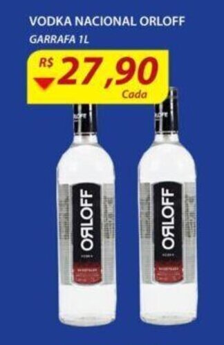 Assaí Atacadista Vodka Nacional Orloff 1L oferta
