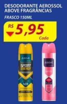Assaí Atacadista Desodorante Aerossol Above frag. 150ml oferta
