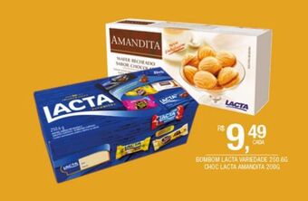 DB Supermercados Bombons lacta 250,6g oferta