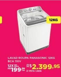 DB Supermercados Lavadora panasonic 12kg oferta