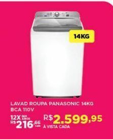 DB Supermercados Lavadora panasonic 14kg oferta