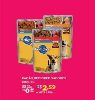 DB Supermercados Ração pedigree sabores oferta