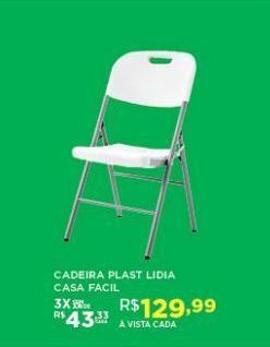 DB Supermercados Cadeira plast lidia oferta