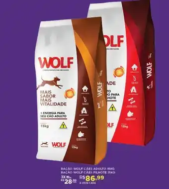 DB Supermercados Raçao wolf oferta