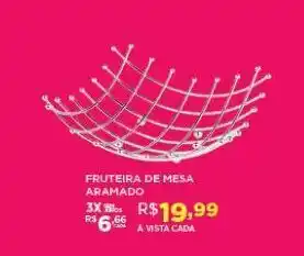 DB Supermercados Fruteira de mesa aramado oferta