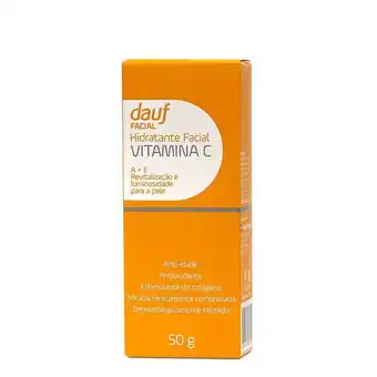 Farmácias Pague Menos Hidratante facial dauf vitamina c 50g oferta