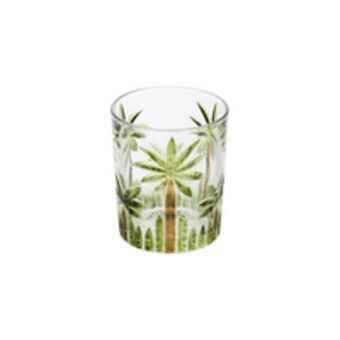 Conjunto copos baixo palm tree, wolff, 6 peças em cristal, 340ml - 27773