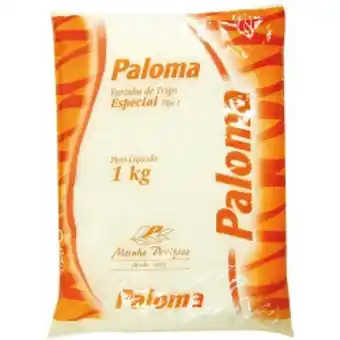Supermercados Tiaozinho Farinha de trigo 1kg paloma oferta