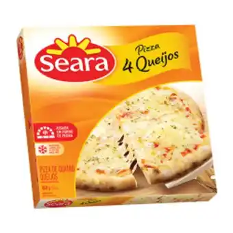Pizza seara 4 queijos congelada 460g