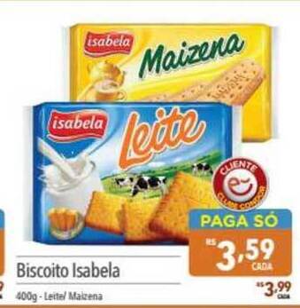 Supermercados Condor Biscoito Isabela 400g oferta