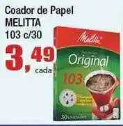 Paulistão Supermercados Coador De Papel Melitta oferta