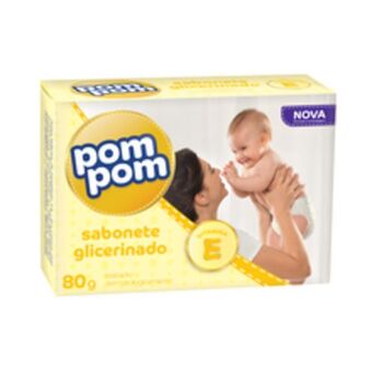 Supermercados Pague Menos Sabonete infantil pompom glicerinado 80g oferta