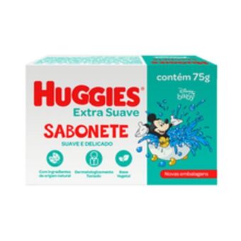 Supermercados Pague Menos Sabonete infantil huggies suave 75g oferta