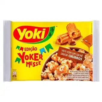 Rede Top Pipoca para micro-ondas cobertura churros yoki 160g oferta