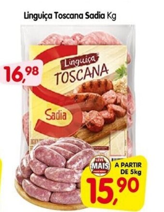 Cercadão Linguica Toscana Sadia 1kg oferta