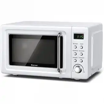 Carrefour Ldaily micro ondas retro de bancada 19 litros multifuncional 110v 700w branco oferta
