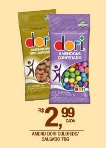 DB Supermercados Amendoim dori 70g oferta