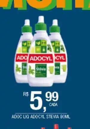 DB Supermercados Adoçante líquido stevia 80ml oferta