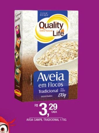 DB Supermercados Aveia campilar 170g oferta