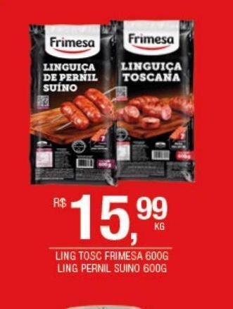 DB Supermercados Linguiça toscana frimesa 600g oferta