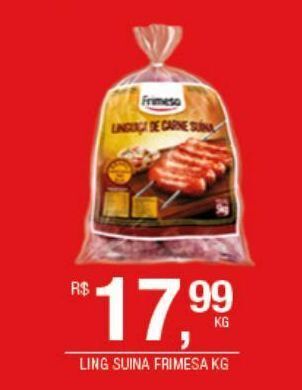 DB Supermercados Linguiça suína frimesa kg oferta