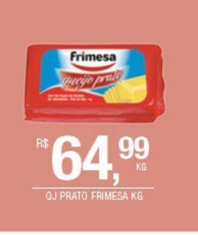 DB Supermercados Queijo prato frimesa kg oferta