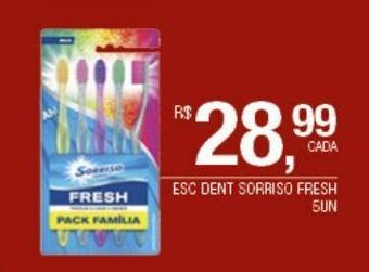 DB Supermercados Escova dental sorriso fresh 5un oferta