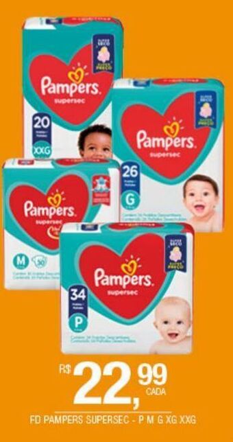 DB Supermercados Fraldas pampers oferta