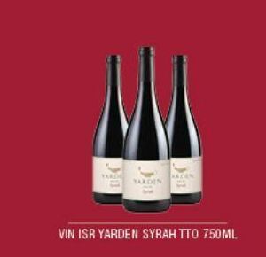 DB Supermercados Vinho yarden 750 ml oferta