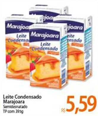 Atacadão Leite Condensado Marajoara 395g oferta
