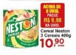 Rossi Supermercado Cereal Neston 3 Cereais sch. 400g oferta