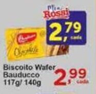 Rossi Supermercado Biscoito Wafer Bauducco 117g/140g oferta