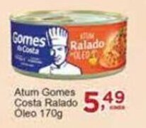 Rossi Supermercado Atum Gomes Costa Ralado Oleo 170g oferta