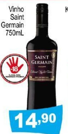 Calvo Atacadista Vinho Saint Germain 750ml oferta