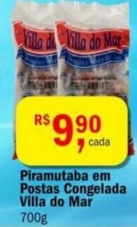Ultrabox Piramutaba em Postas Congelada Villa do Mar 700g oferta