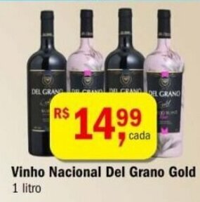 Ultrabox Vinho Nacional Del Grano Gold 1L oferta