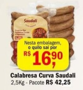Ultrabox Calabresa Curva Saudali 2.5kg oferta