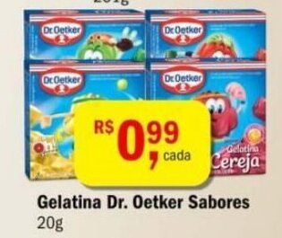 Ultrabox Gelatina Dr.Oetker sabores 20g oferta
