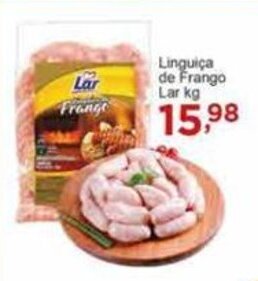 Rossi Supermercado Linguica de Frango Lar 1kg oferta
