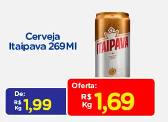 Nagumo Cerveja Itaipava 269ml oferta