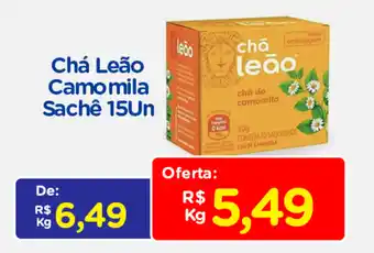 Nagumo Cha Leao Camomila sache 15un oferta