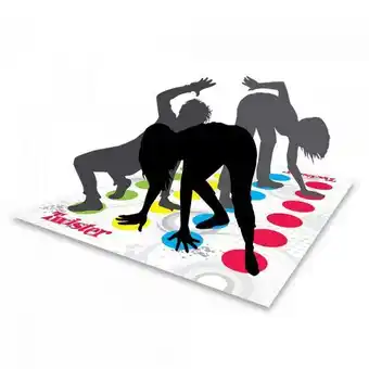 Jogo twister dance refresh clássico colorido hasbro - branco