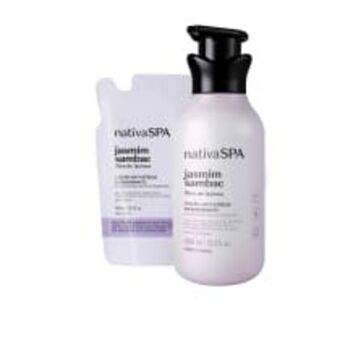 Combo jasmim sambac: loção corporal 400ml + refil 400ml